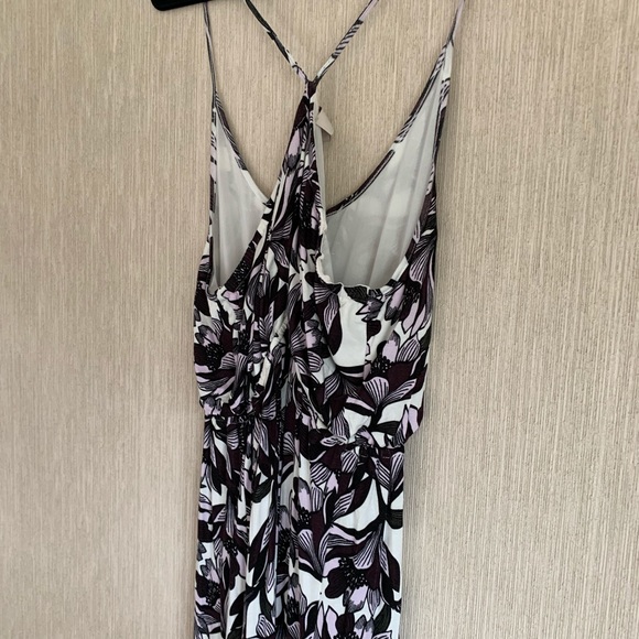 Loft Size Medium Purple & White Maxi Dress - Picture 3 of 5
